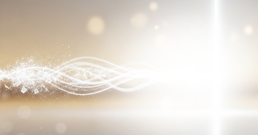 すくない：エネルギーが核からなびいている